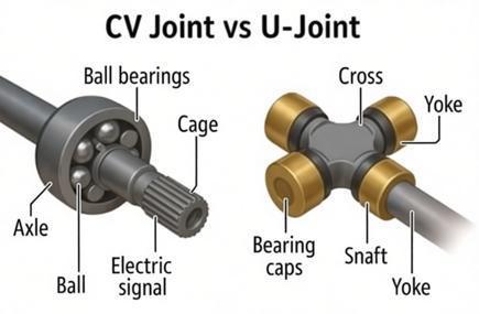 What's the Difference Between CV Joints and U‑Joints – and Which One Do You Need
