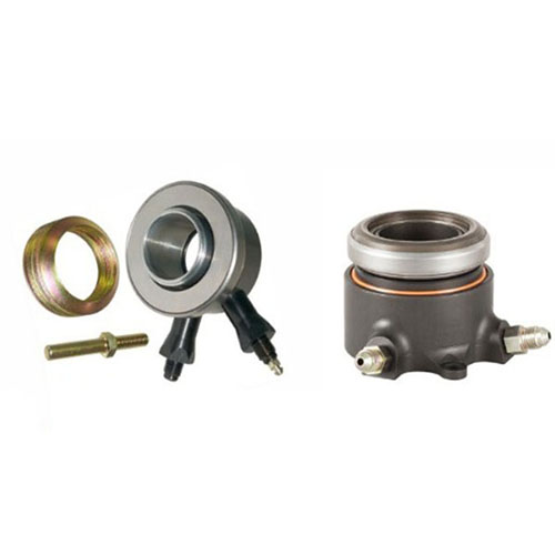 hydraulic release bearing replaces the traditional clutch fork and external slave cylinder.