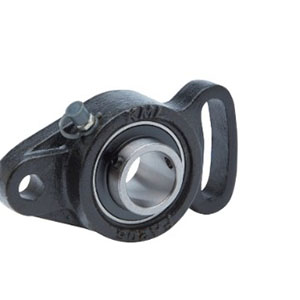 Flange – FA (Adjustable Rhombic Flange Hanging Housing) – Adjustable rhombic flanged type unit with elongated bolt holes for positional adjustment.