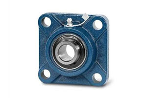 UCF211 Aftermarket four-bolt square flange bearing unit for 55mm shaft.