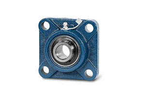 UCF218 Aftermarket four-bolt square flange bearing unit for 90mm shaft.