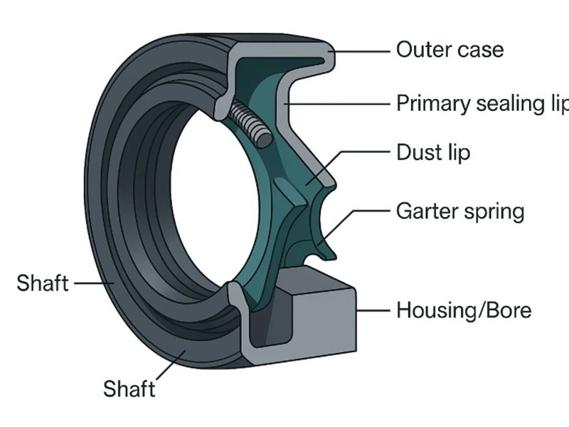 oil-seal-working-principle-lip-shaft-contact-lubricant-retention